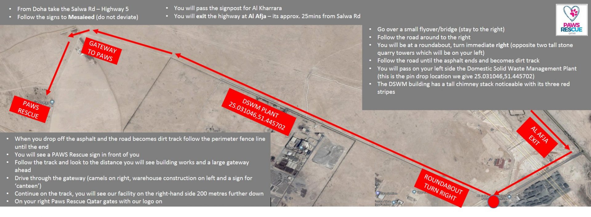 Paws Rescue Qatar animal welfare, animal rescue, animal shelter